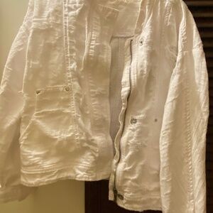 Free People Distressed Denim Jacket